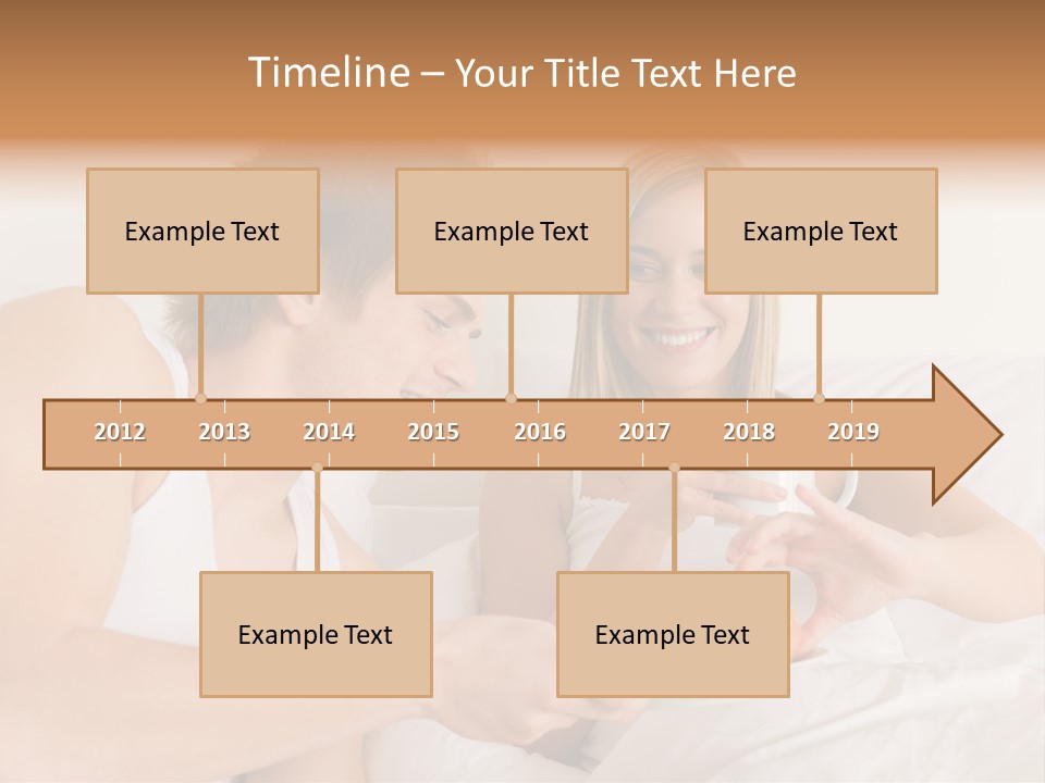 Male Young Female PowerPoint Template