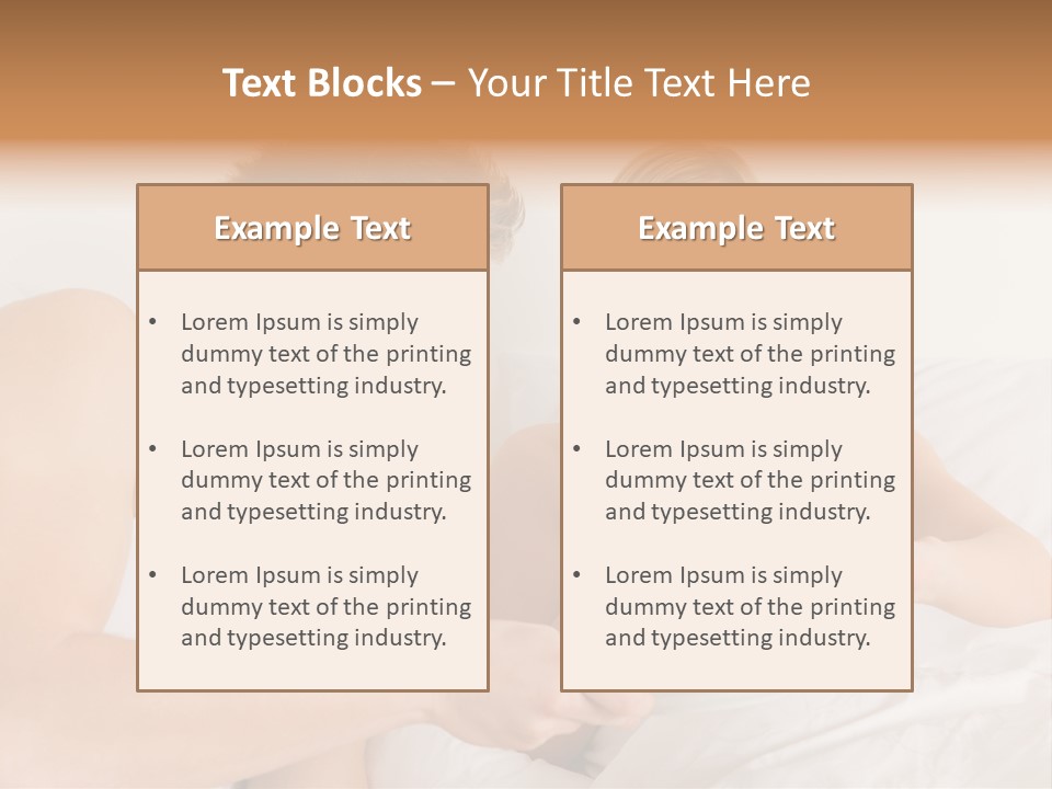 Male Young Female PowerPoint Template