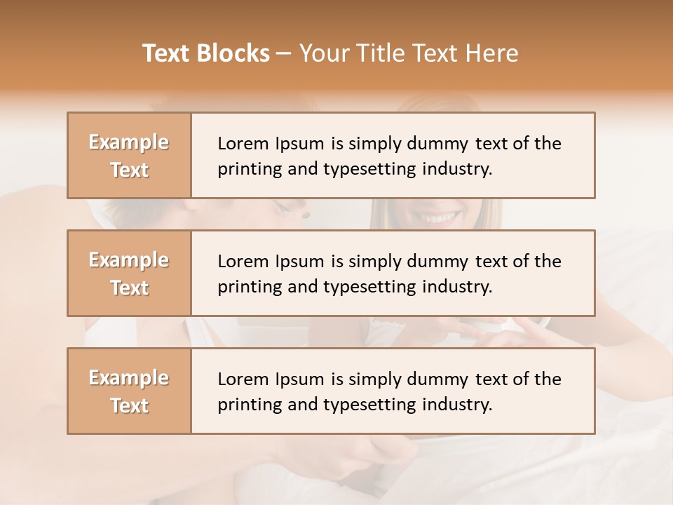 Male Young Female PowerPoint Template
