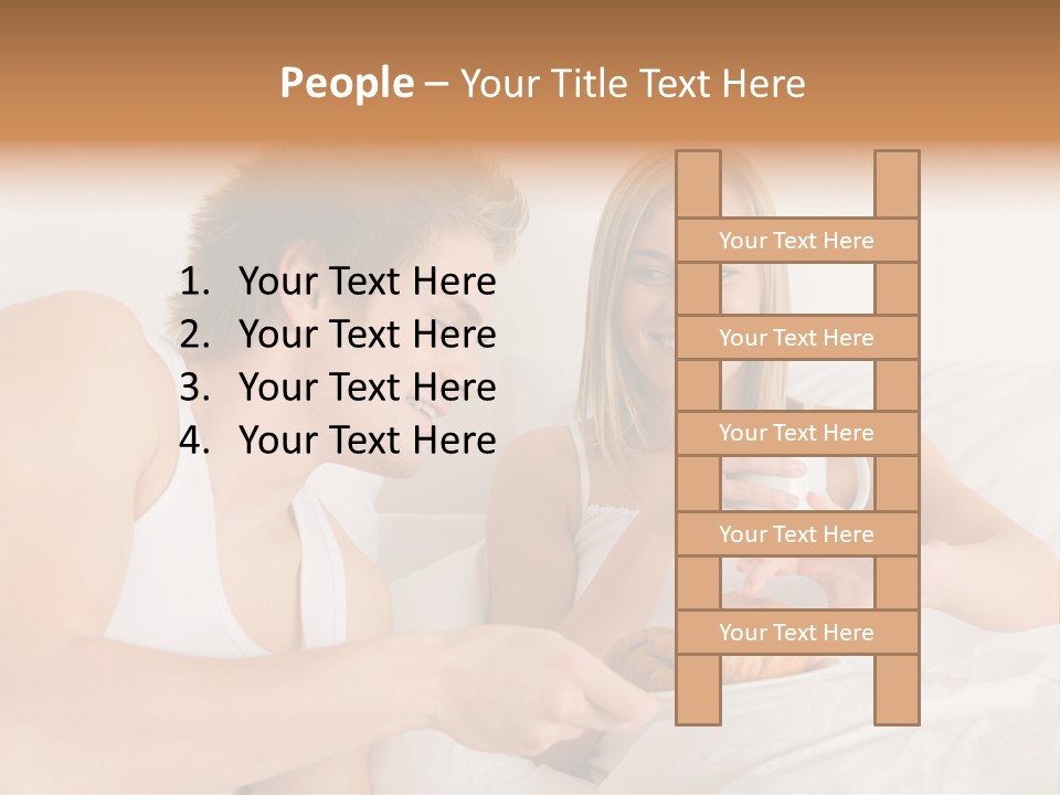 Male Young Female PowerPoint Template