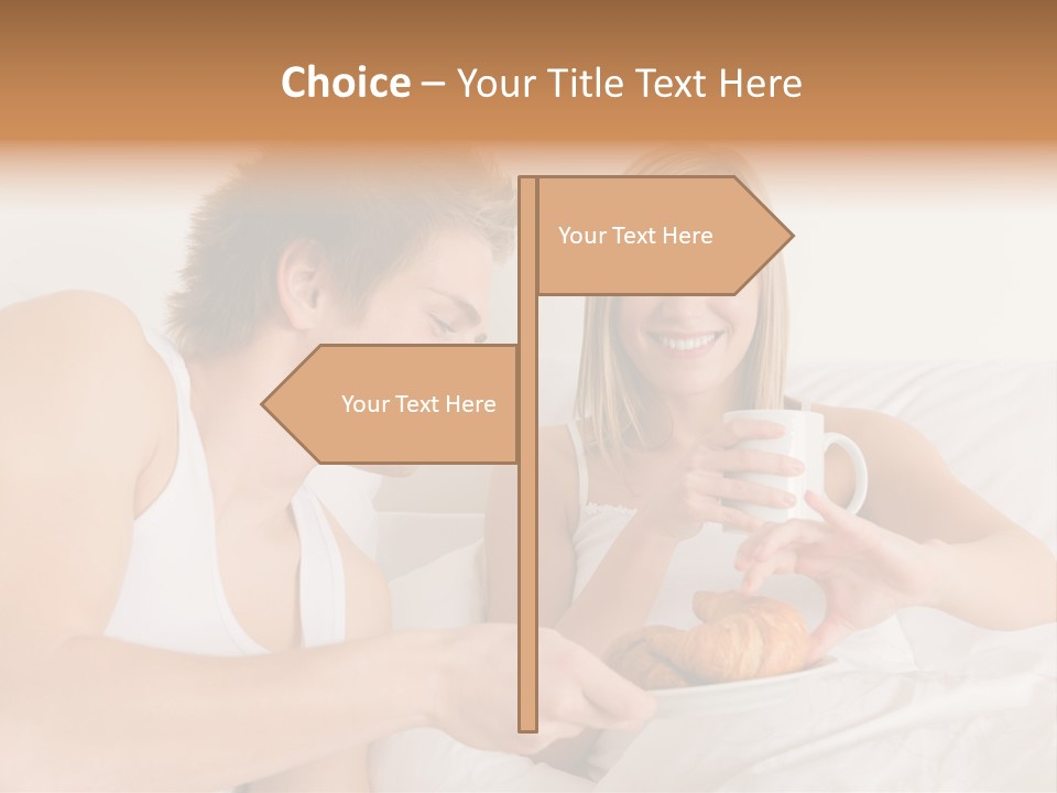 Male Young Female PowerPoint Template