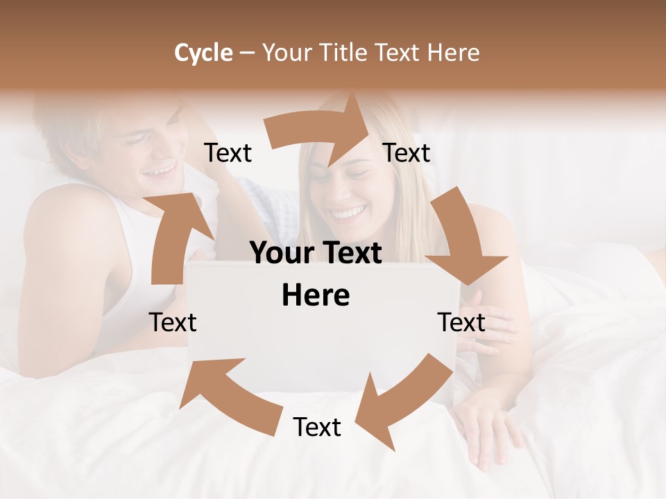 White Blond Bedroom PowerPoint Template