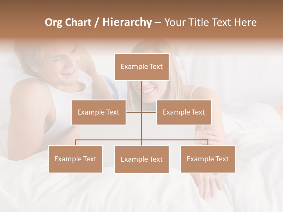 White Blond Bedroom PowerPoint Template