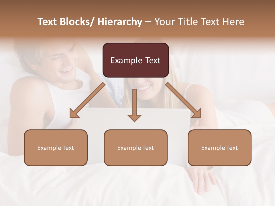 White Blond Bedroom PowerPoint Template