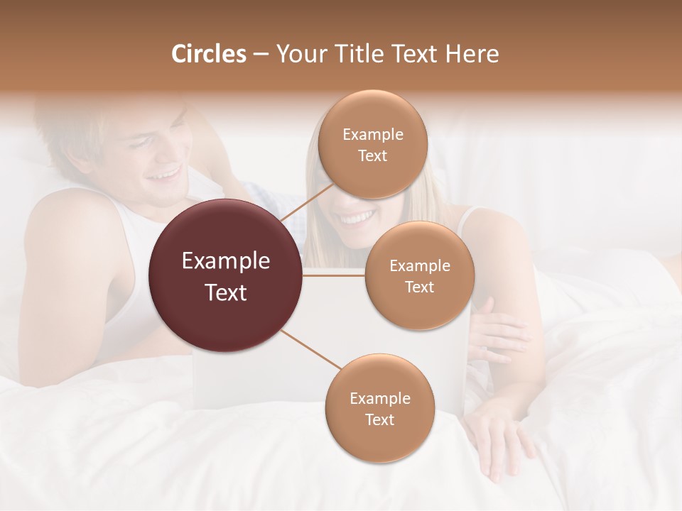 White Blond Bedroom PowerPoint Template