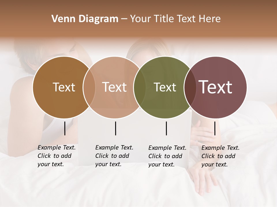 White Blond Bedroom PowerPoint Template