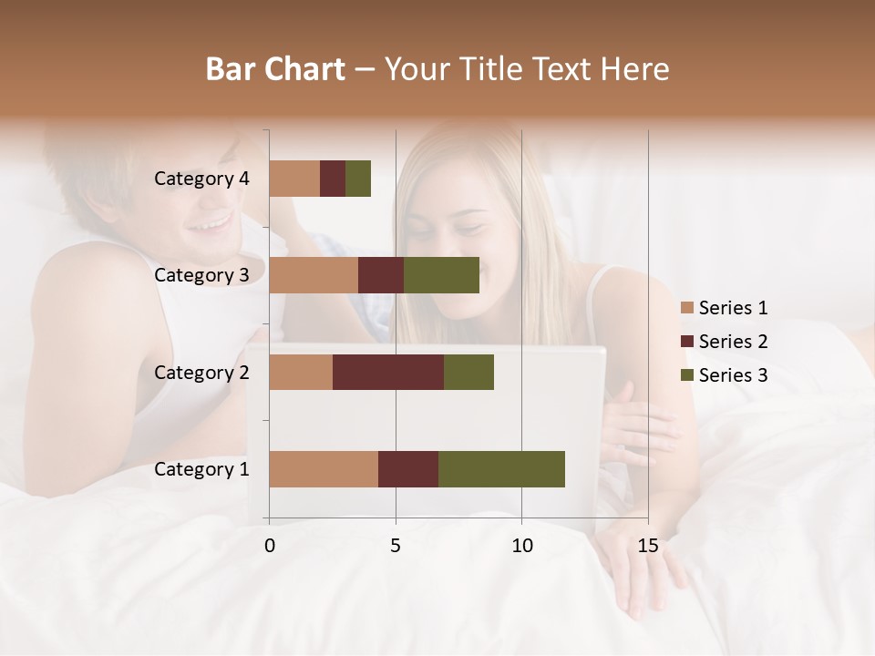 White Blond Bedroom PowerPoint Template