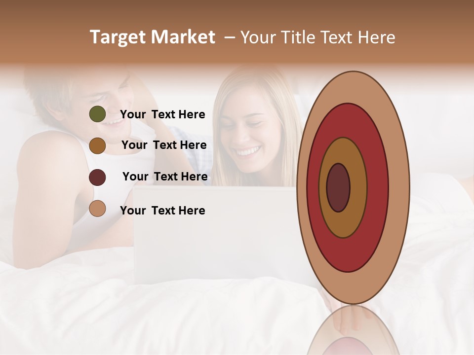 White Blond Bedroom PowerPoint Template