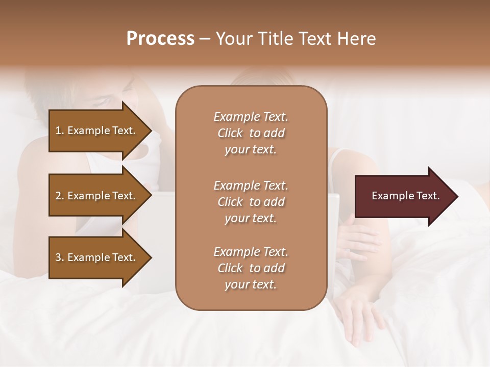 White Blond Bedroom PowerPoint Template