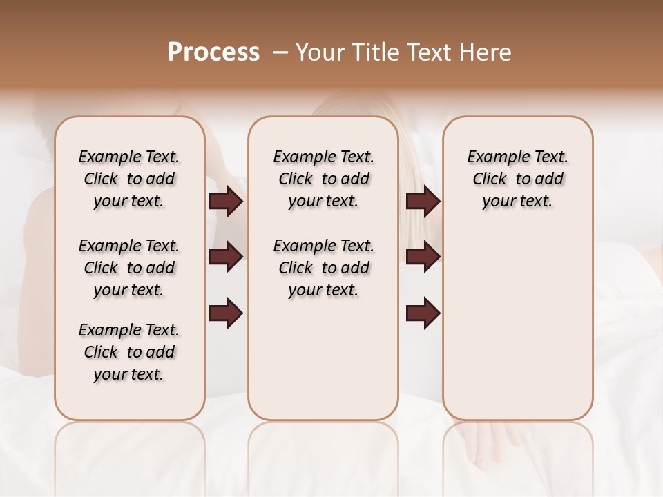 White Blond Bedroom PowerPoint Template