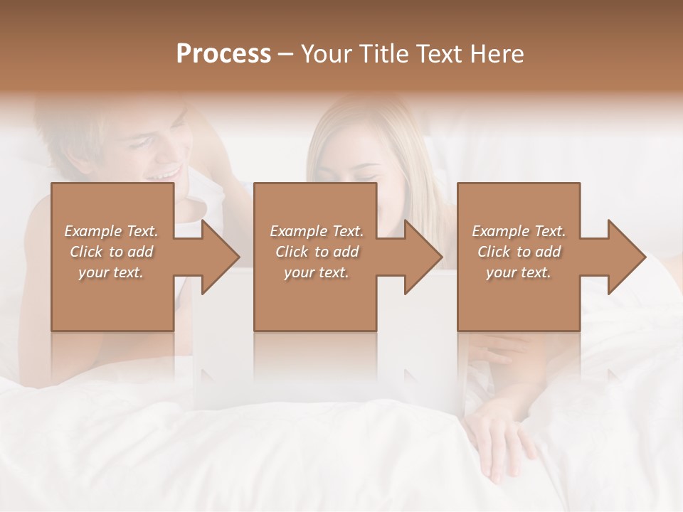 White Blond Bedroom PowerPoint Template