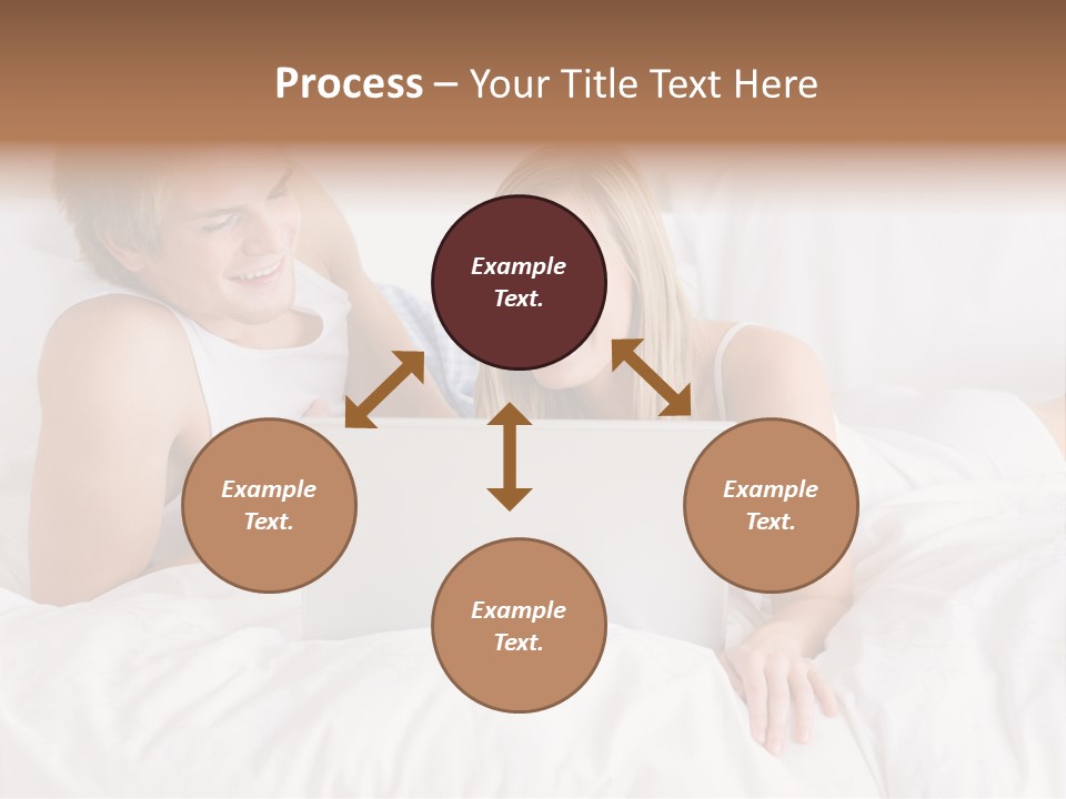 White Blond Bedroom PowerPoint Template