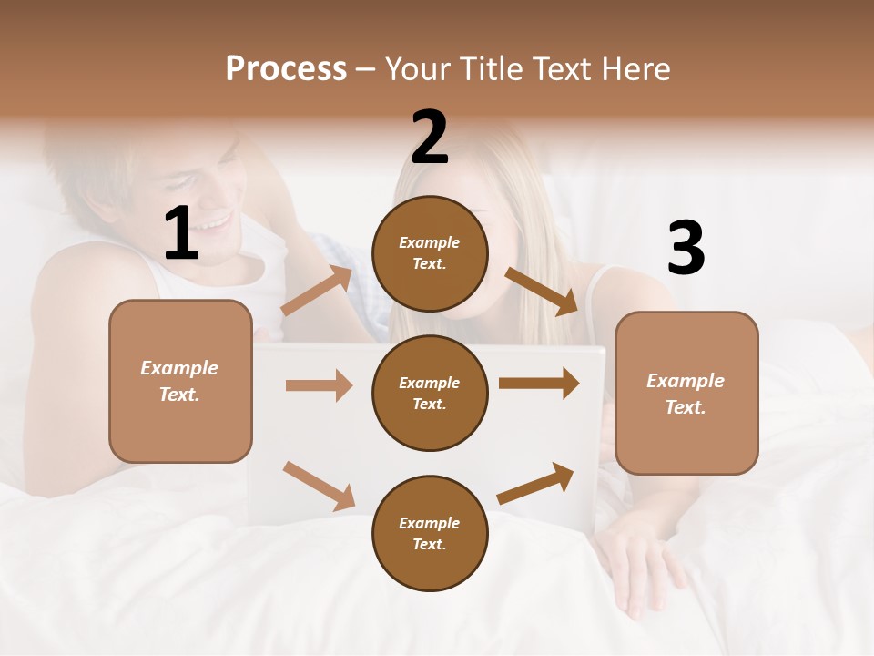 White Blond Bedroom PowerPoint Template