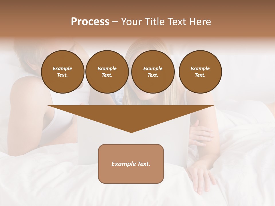White Blond Bedroom PowerPoint Template