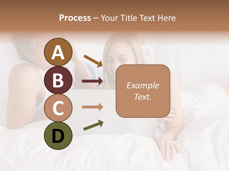 White Blond Bedroom PowerPoint Template