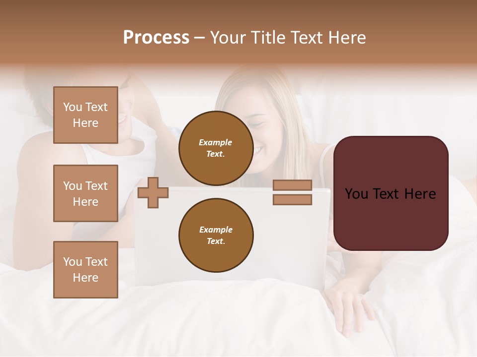White Blond Bedroom PowerPoint Template