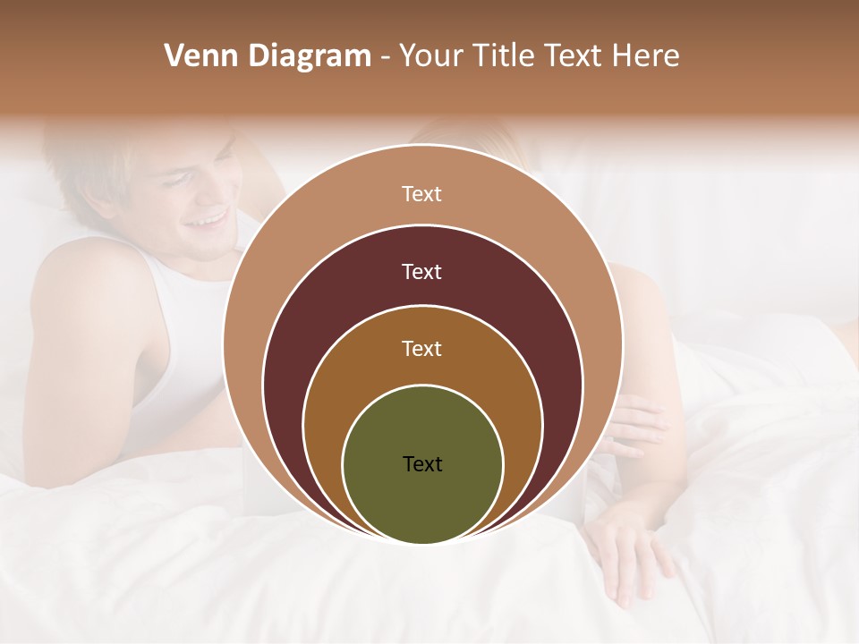 White Blond Bedroom PowerPoint Template