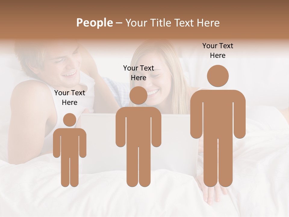 White Blond Bedroom PowerPoint Template