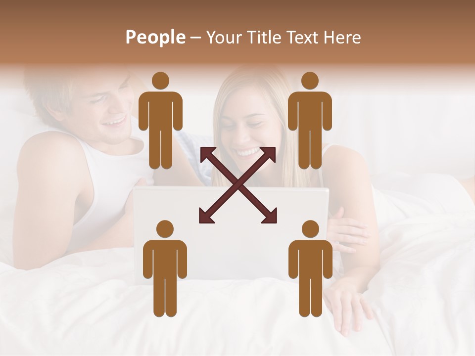 White Blond Bedroom PowerPoint Template