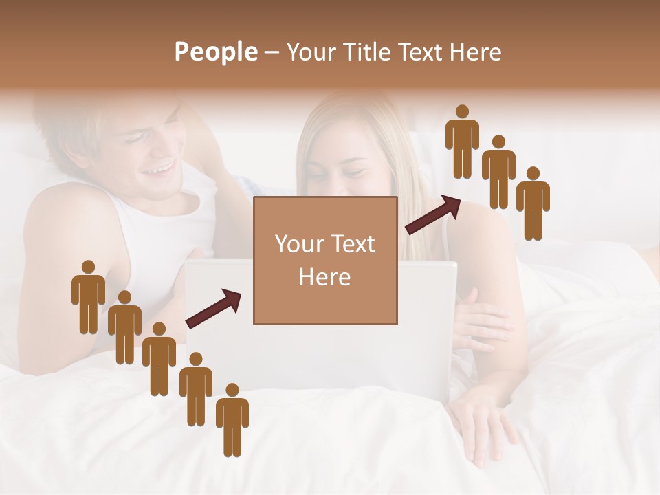 White Blond Bedroom PowerPoint Template