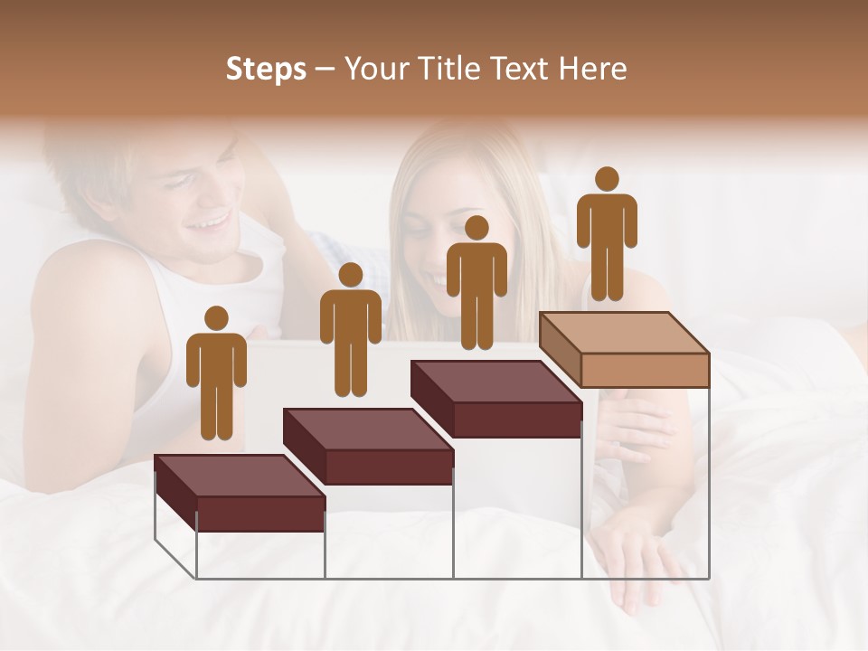 White Blond Bedroom PowerPoint Template