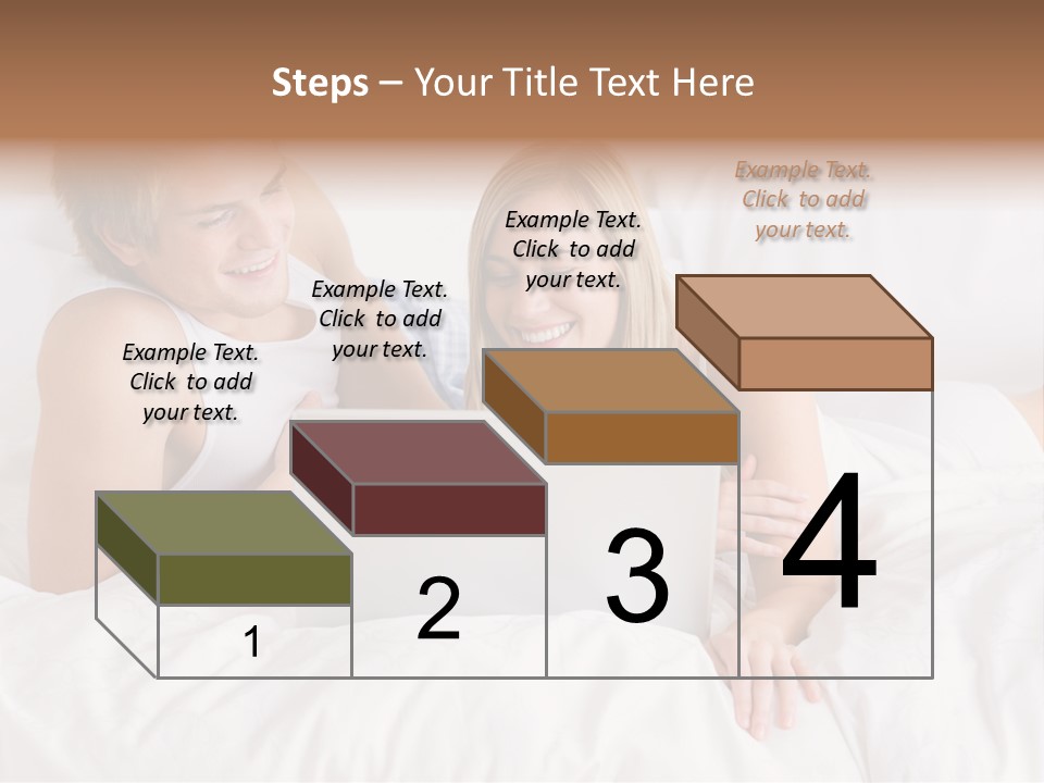 White Blond Bedroom PowerPoint Template