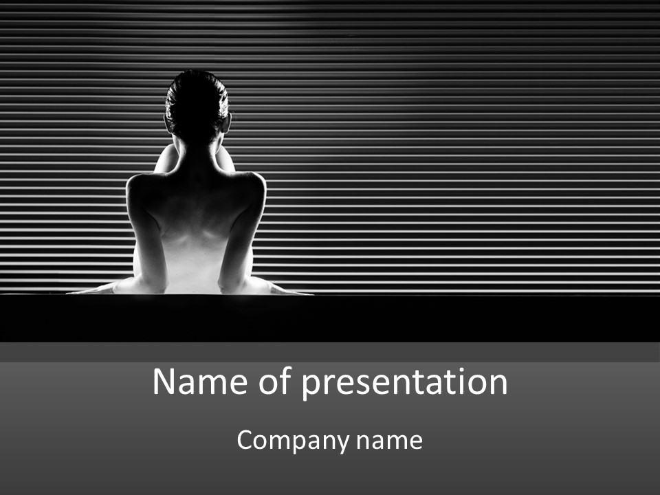Bending Workout Body PowerPoint Template