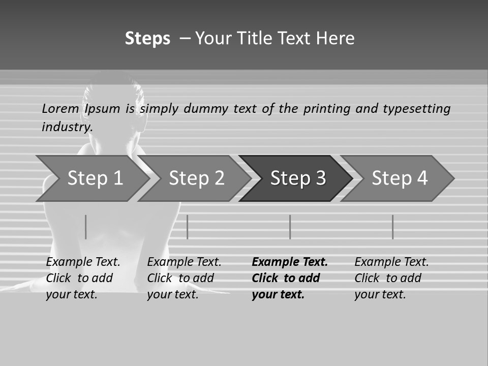 Bending Workout Body PowerPoint Template