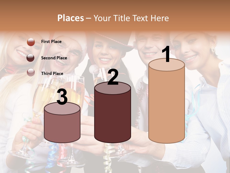 Man Year Merry PowerPoint Template