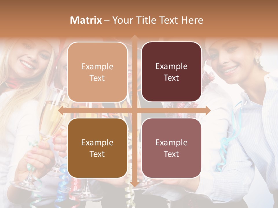 Man Year Merry PowerPoint Template