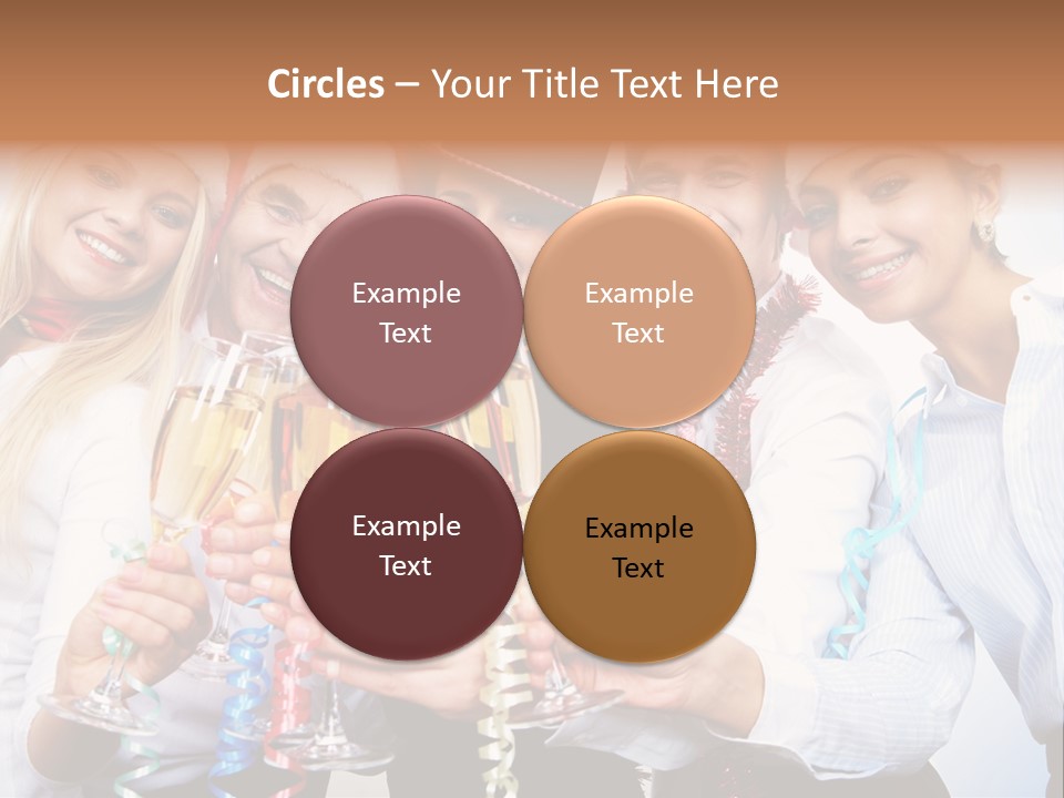 Man Year Merry PowerPoint Template