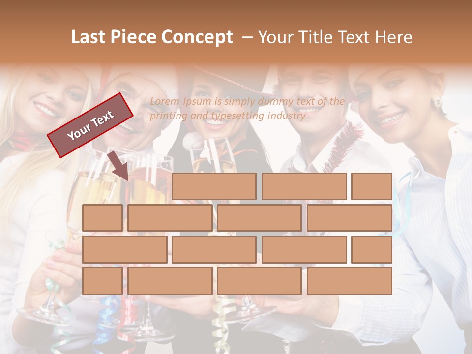 Man Year Merry PowerPoint Template