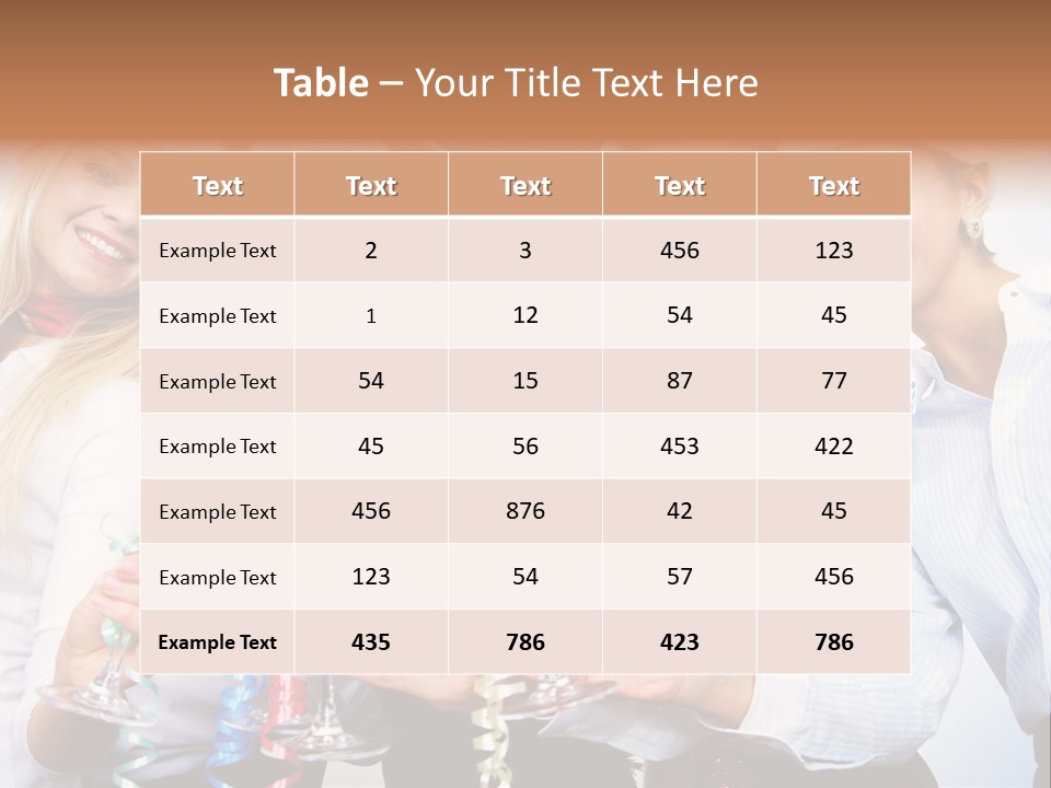 Man Year Merry PowerPoint Template