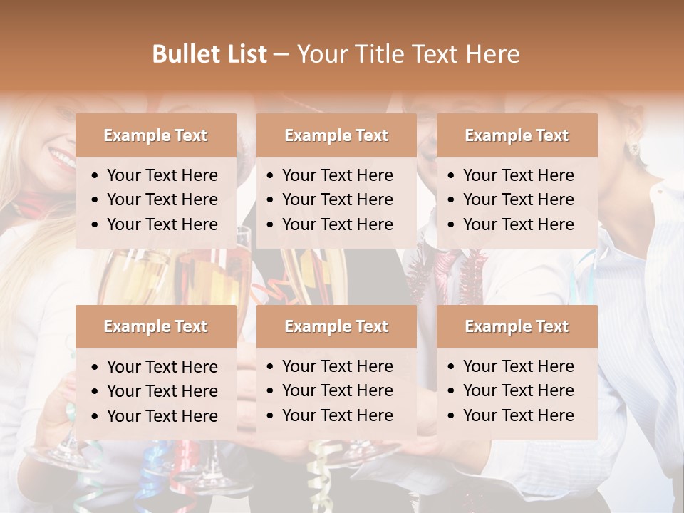 Man Year Merry PowerPoint Template