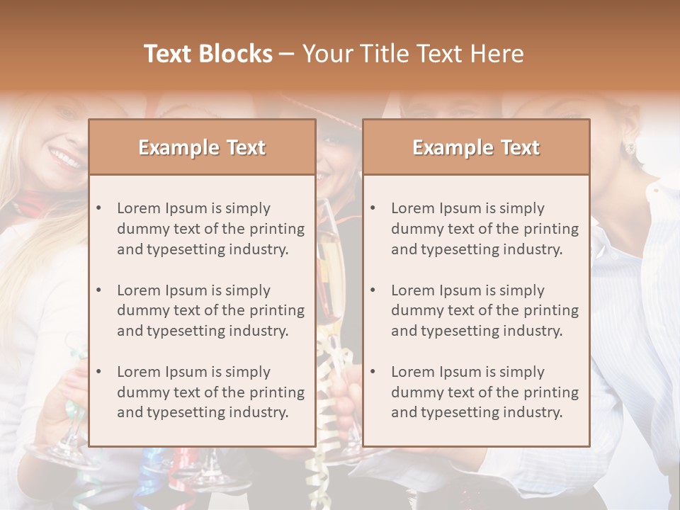 Man Year Merry PowerPoint Template