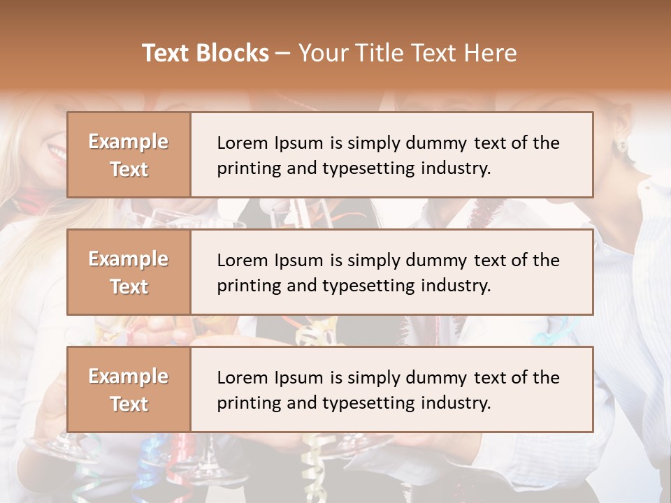 Man Year Merry PowerPoint Template