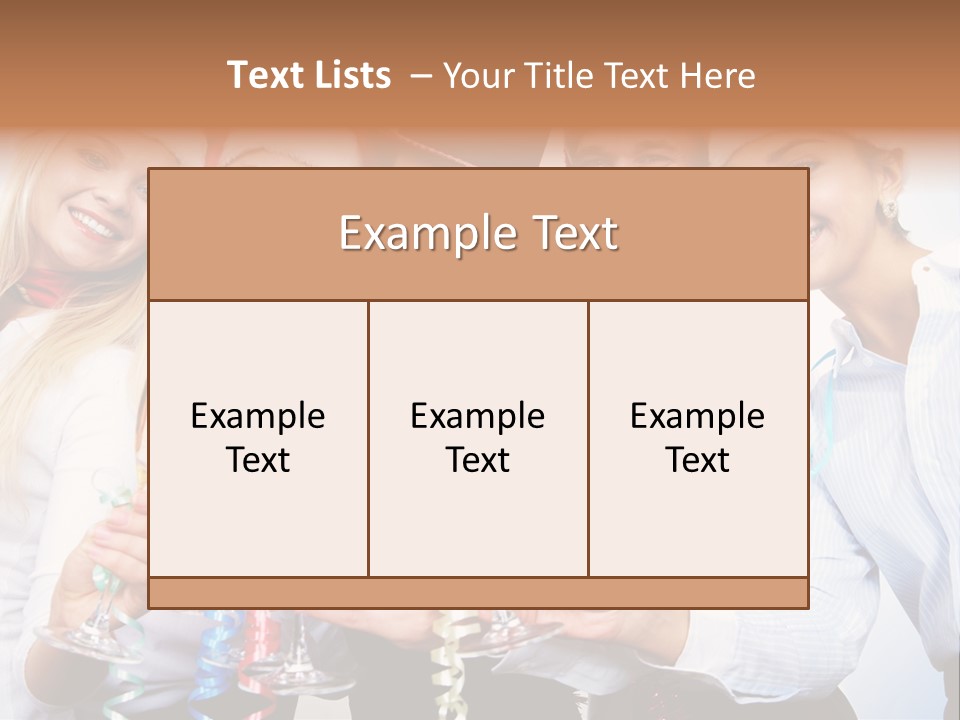 Man Year Merry PowerPoint Template