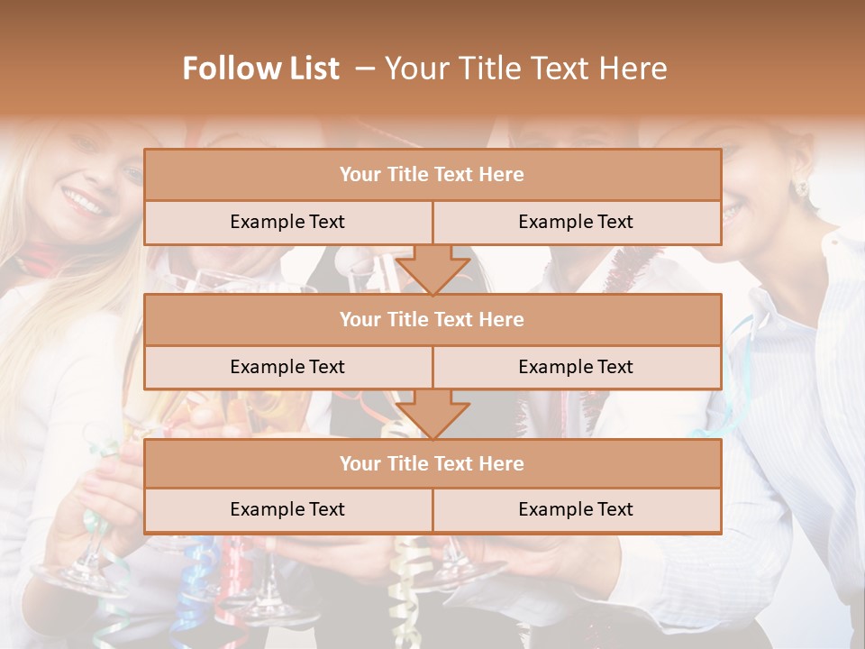 Man Year Merry PowerPoint Template