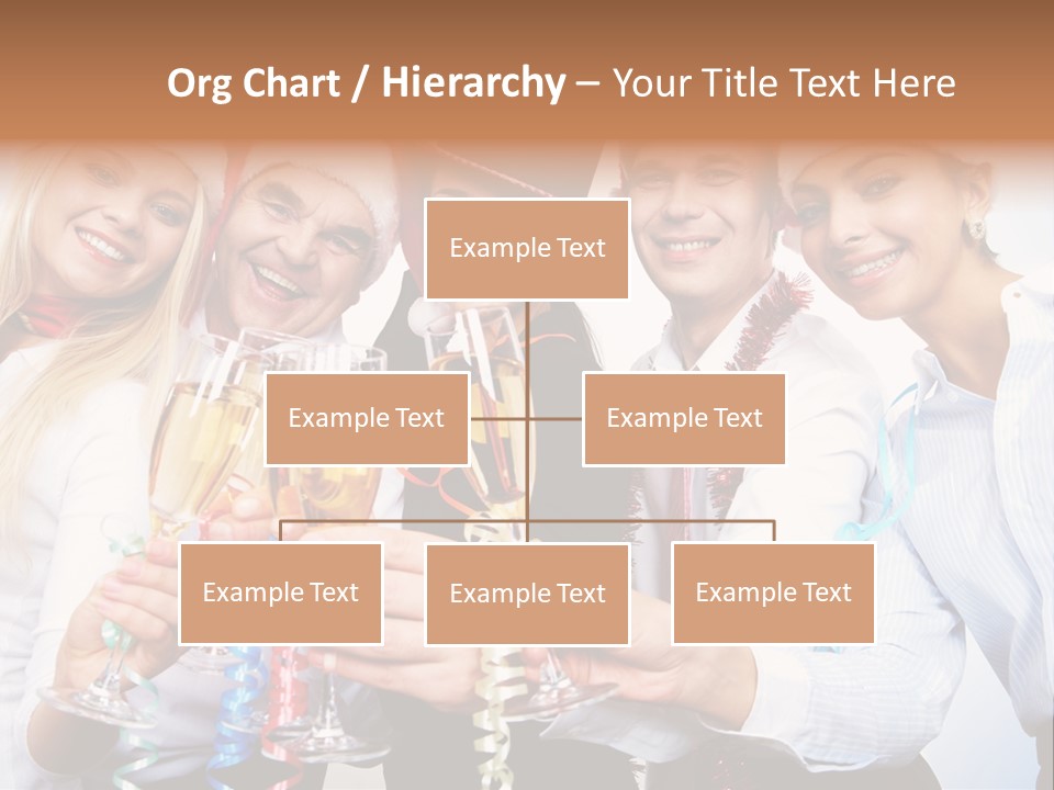 Man Year Merry PowerPoint Template