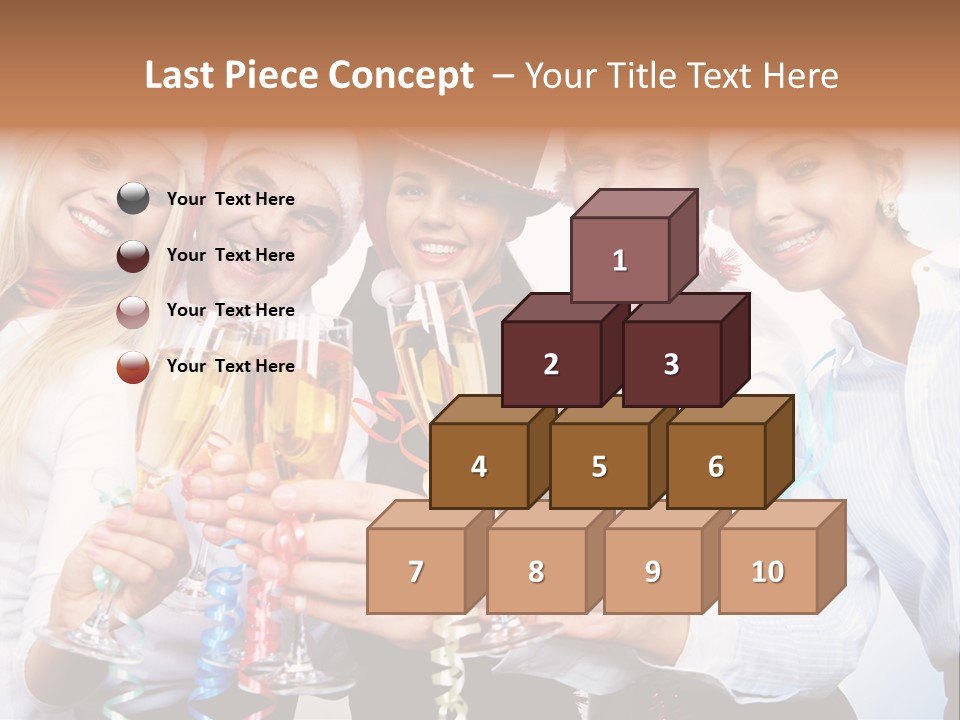 Man Year Merry PowerPoint Template