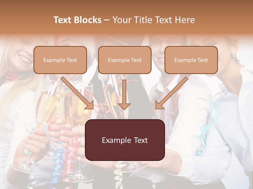 Man Year Merry PowerPoint Template