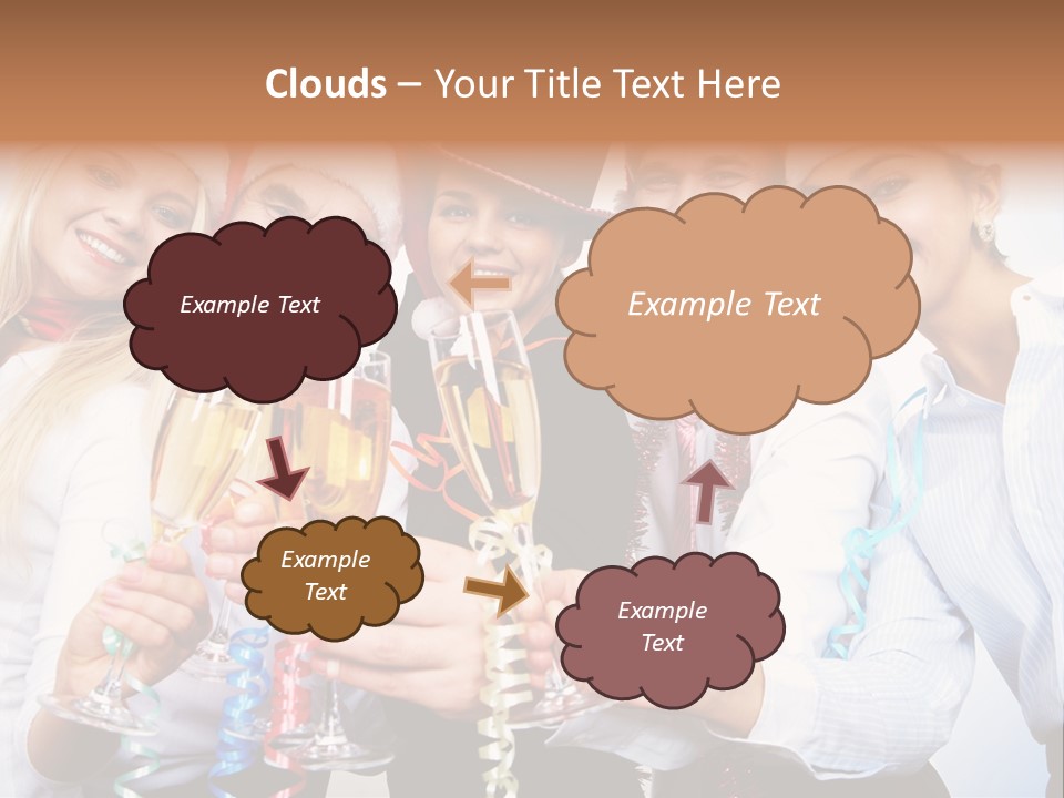 Man Year Merry PowerPoint Template