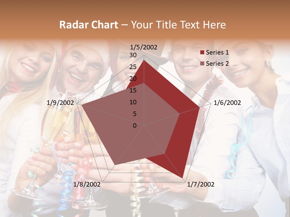 Man Year Merry PowerPoint Template