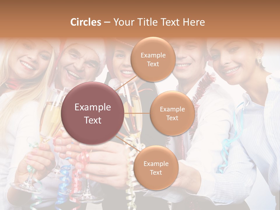 Man Year Merry PowerPoint Template