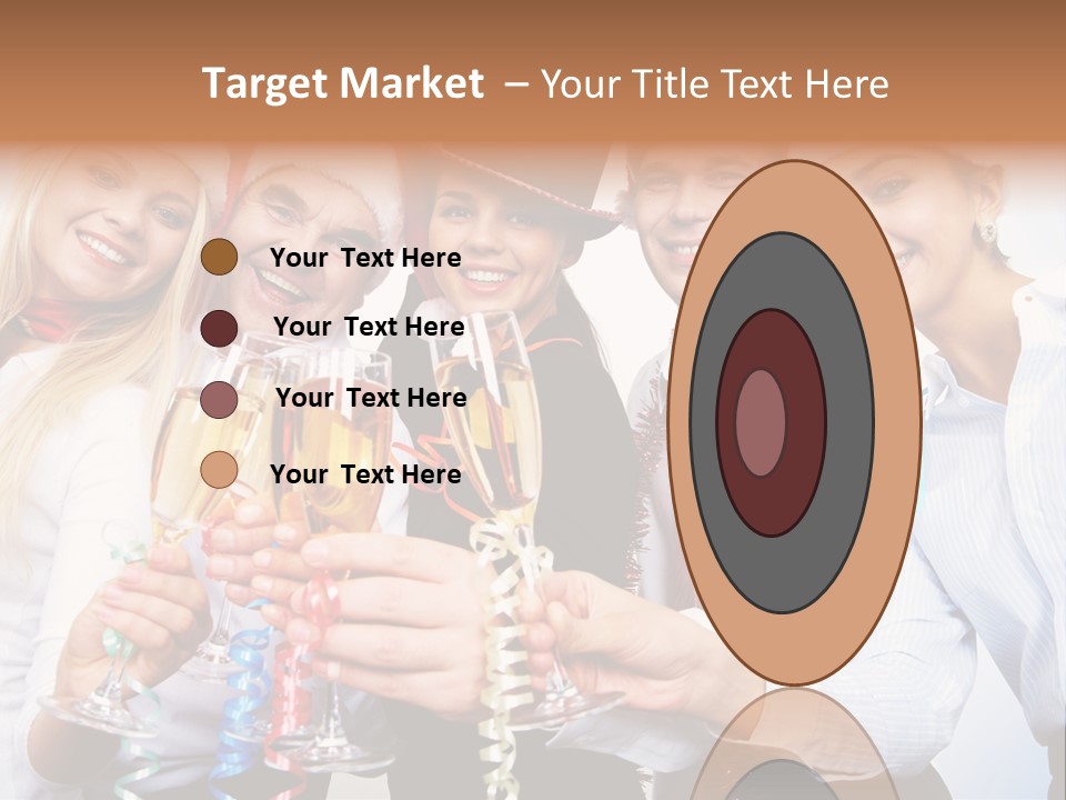 Man Year Merry PowerPoint Template