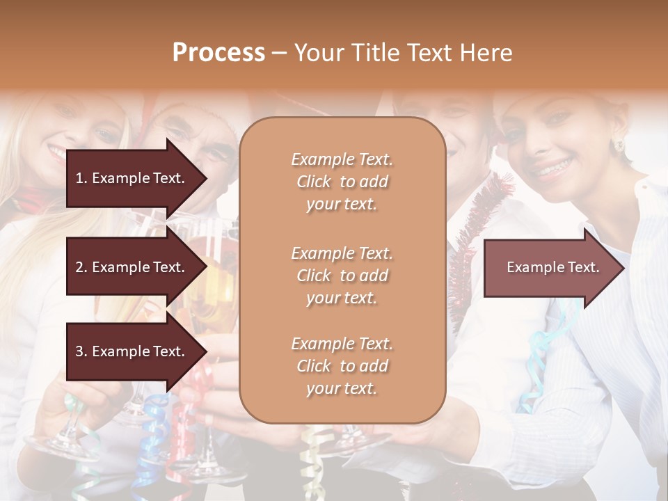 Man Year Merry PowerPoint Template