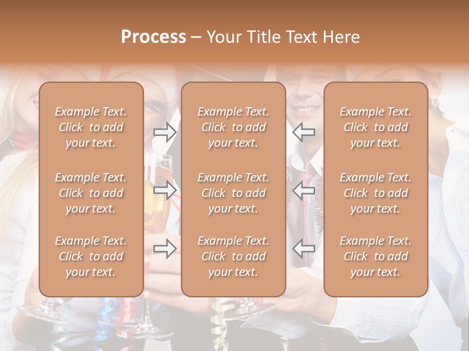 Man Year Merry PowerPoint Template