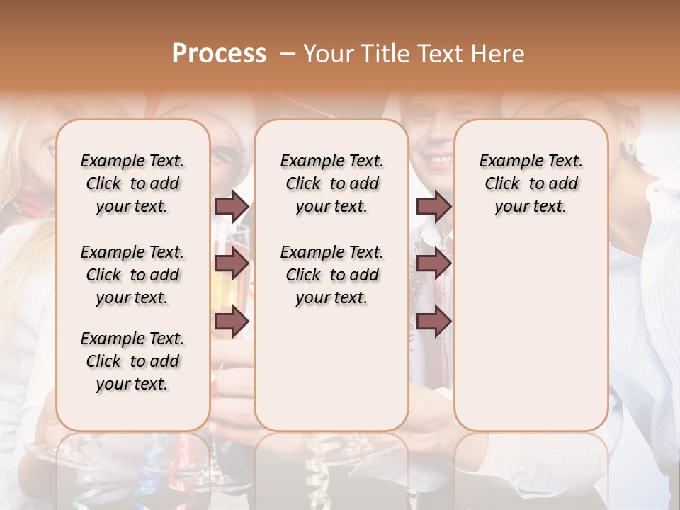 Man Year Merry PowerPoint Template