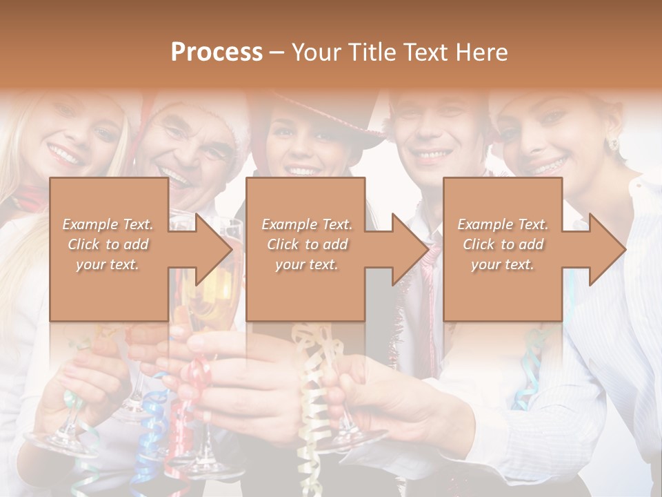 Man Year Merry PowerPoint Template