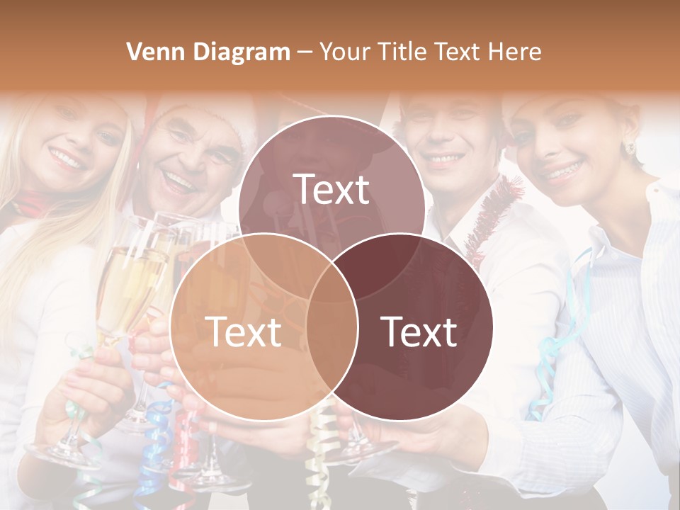 Man Year Merry PowerPoint Template